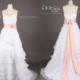 White Sweetheart Sash Belt A Line Floor Length Wedding Dress/Court Train Wedding Dress/White Wedding Dress/Sweetheart Wedding Gown DH348
