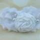 White Wedding Flower & Pearl Fluffy Floral Pet Collar Flower - Cat Dog Accessory