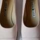 SALE Pink Silk Ballet Shoes / Vintage Luca Luca /  size 6.5 / Palest Pink Flats / Wedding Shoes