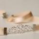 Bridal Belt - Silver Belt - Nude Belt - Wedding Belt - Stretch Belt - Bridesmaids Belt - Wedding Accessories - Bridal Accessories