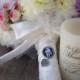 Custom Personalized Photo Bottle Cap Wedding Bouquet Charm for something treasured