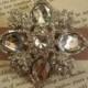 Flori sparkle wedding bridal rhinestone crystals and dress buckle belt hair sash