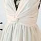 Short Grecian Wedding Dress by Sash Couture