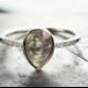 Valentine's Day SALE - 1.59 Carat Light Grey Diamond Ring- Diamond Ring- Natural Diamond Ring- Engagement Ring- Statement Ring