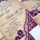Elegant Lace Wedding invitations - Custom Lace wedding invitations