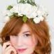 1950s vintage hat / flower hat / Bridal Bouquet