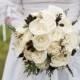 Bridal Bouquet - winter bridal bouquet - rustic bridal bouquet - woodland bridal bouquet - ivory bridal bouquet - pinecone bridal bouquet