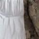 Val Mode Vintage Satin Nightgown Lingerie White Long Floor Length Bridal Lingerie Wedding Sleepwear Womens Size Extra Large XL Plus Size