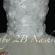 Flower Girl Dress in Ivory  Pearl Satin Rosette Flower Girl Dress Wedding Flower Girl Dress  Baby to Girls 10