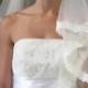 Ivory bridal wedding veil 2 Tier with Ivory Lace VEIL#80911