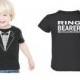 PERSONALIZED Children Wedding Tuxedo RING BEARER Tshirt  Child size Tux  Rehearsal Shirt