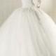 Illusion Bateau 3/4 Lace Long Sleeve Beaded Appliques Tulle Sweep Train Winter/Spring/Fall 2013 Empire Ball Gown Wedding Dresses Bridal Gown, $121.64 