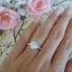 Beautiful 3.25 Carat Solitaire Engagement Ring With Accents -  Man Made Diamond