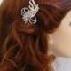 Rose Gold Hair Comb, Bridal hair comb, Bridal Jewelry, Wedding jewelry, Swarovski, Kristen Rose Gold Hair Comb