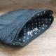 Wedding / Bridal / Bridesmaid Clutch - Black Clutch with hidden Wristlet - Perfect Bridesmaid Gift (available in all colours)