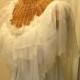 Silk Wedding Dress, Custom Size Champagne or Blush, Freshwater Pearls, Off White, Gown, Fairy, Corset, Boho