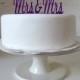 Mrs & Mrs Civil Partnership / Lesbian Wedding Cake Topper
