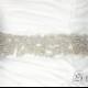 JANE wedding rhinestone seed baeds bridal sash ,belt
