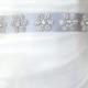 Seven Daisies Elegant  Rhinestone Beaded Wedding Dress Sash Belt