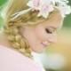 silk bridal headband -  bridal hairpiece
