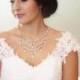 Bridal Statement Necklace -  Pearl Wedding necklace