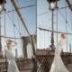 2015 Spring Pnina Tornai 3/4 Long Sleeve Fall Wedding Dresses Chiffon Bodice Bridal Dresses Gowns Sweep Train V-Neck Lace Vestido De Novia, $109.66 