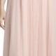 Amsale Lace-Trim Sleeveless Tulle Gown, Blush
