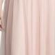 Amsale Cap-Sleeve Lace-Trim Tulle Gown, Blush