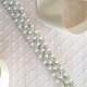 Pearl  Wedding Dress Sash  - S11
