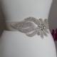 Elegant and gorgeous rhinestone trim, beaded detailed bridal sash, wedding sash, rhinestone belt, bridal belt, rhinestone applique