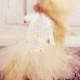 Dog TuTu wedding dress for SMALL breeds- Hair bow included