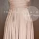 Light Taupe Bridesmaid Convertible Dress Infinity Dress Multiway Dress Wrap Dress Wedding Dress Maid of Honor Dress
