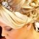 Bridal Ribbon Rhinestone Headband,wedding hair accessories,bridal headband rhinestone,wedding headband crystal,bridal headpieces,wedding