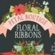 SALE Floral Ribbons & Bouquets - Petal Boutique Clip Art Set - Blog Graphics - Instant Download