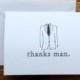 Groomsmen Thank you cards - Wedding Party, Gift, Bridal Party, Ringbearer