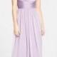 ML Monique Lhuillier Bridesmaids Sleeveless Ruched Chiffon Dress (Nordstrom Exclusive)