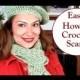 Easy How-To Crochet Spring Scarf Tutorial