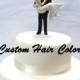 Personalized Wedding Cake Topper - Groom Carrying Bride - Romantic Cake Topper - Swept Up In His Arms - Bride and Groom Wedding Cake Topper