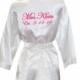 Personalized Satin Robes with Personalization on Back, Bridesmaid Robes, Bridal Robe, Bride Robe