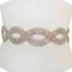 SALE - SABRINA - Exquisite Crystal Rhinestone Bridal Beaded Sash, Rhinestone Bridal Belts, Rhinestone Wedding Belt