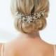Bridal Hair Accessory,  Crystal Hair Swag, Wedding Hair Vine