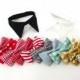 Make your own shirt collar with bow tie or necktie, White shirt or Black shirt for ring bearer girl dog and cat, Pet Wedding Accessory