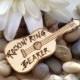 Gift for Ring Bearer Rockin Ring Bearer Guitar Pin for Rustic Chic Wedding