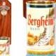 Bergheim Bottle Opener with Vintage Bergheim Beer Can Cap Catcher Wall Mounted - Wedding Groomsmen Gift