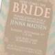 vintage bridal shower invitations, bride letters, country wedding, old farm wedding, lace, burlap, chevron, shabby chic, digital, printable