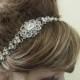 bridal headband bridal headpiece wedding headband bohemian bridal headpiece bridal hair accessories crystal bridal headband rhinestone