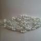 Wedding Belt, Bridal Belt, Sash Belt, Crystal Rhinestone & Pearls - Style B30080