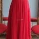 Red Dress for Bridesmaid - BridesmaidDesigners