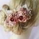 Wedding flower headpiece