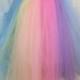 Pastel Rainbow Faerie Formal Alternative Wedding Skirt Fae All Sizes - MTCoffinz